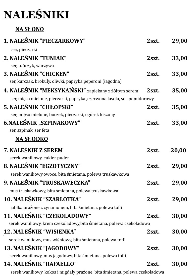 sycylia naleśniki